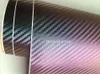 Blue to Purple Chameleon 3D Carbon Fibre Vinyl with Air Bubble For Car vinyl wrap size 1 52x30M 4 98x98ft337g