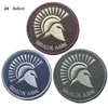 Armbandpleisters geborduurde badges stoffen armbandstickers schieten spartan skelet patch outdoor haak en lusbakener no14-108