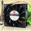 Original SUPERRED CHD12048BB-RD 48V 0.30A 120*120*38 3 wire cooling fan