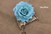 teste di rosa fiori artificiali rosa fiori di plastica testa di fiore finta fiori di seta di alta qualità spedizione gratuita