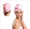 4 couleurs serviettes de microfibre meute de cheveux Séchage de cheveux Turban serviettes sèches serviettes douces coton sèche sec sèche sèche-serviettes