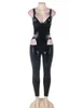 bodysuit de cuero negro