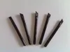 100 adet/grup Mini Kaş Fırçası Kaşlar için Tek Naylon Fırçalar Siyah Kozmetik Açılı Fırça Makyaj Araçları Aplikatörler