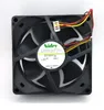 Original Nidec U80T12MS6A7-58 8CM 80*80*25MM 12V 0.24A 4 Lines Alarm Signal cooling fan