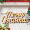 Christmas props ornaments top home house garden dressed decoration letter Xmas Door Window wall Pub Bar hanging Decoration.