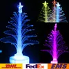 Colorido LED de árvore de Natal LED Fibra óptica Nightlight Lâmpada de árvore de Natal Festas de férias de férias Decoração de iluminação Crianças Presente Xmas WX-C25