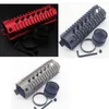 7 inch Length Red / Black / Tan Quad Rail Handgaurd Rail Mount System Free Float with/without Front End Cap