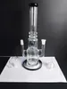 high:32CM Beaker bongs cheap for sale glass bong with precolator smoking pipes white jade thick glass bong