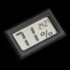 Mini Digital LCD Embedded Thermometers Hygrometers Temperature Humidity Meter indoor Thermometer Black White 2022