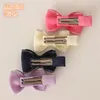 새로운 도착 80pcs/lot bow alligator ribbon bowknot 달콤한 여자 아이 헤어 핀 미니 사이즈 헤어 클립 어린이 귀여운 어린이 헤드웨어