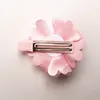 24pc/lot Cute Floral Gauze Hair Clips Lovely Baby Kids Hairpin Chiffon Felt Flower Girls New Arrival Barrettes Free Shipping