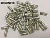 50 inserts de flèche d'arbalète en aluminium de chasse à l'arc couleur argent PK pour arbre de flèche ID 7.6mm