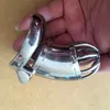 NEW Small2020 New Lock Design 70mm Cage Length Stainless Steel Super Small Male Chastity Devices 1.6" Short Cock Cage For Men