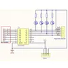 Moteur pas à pas 5V 28BYJ-48, Module de Test d'entraînement, carte ULN2003, 5 lignes, 4 phases, B00301