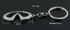 Keychains & Lanyards 5pcslot 3d cutout series infiniti auto car emblem keychain key ring key chain case 4s laser lettering car accessories S171