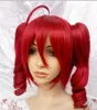 wig red ponytail