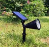 Solar Garden LED Dekorativa Ljus Utomhus LED Gräsmatta Lampa för att plugga ljus Färgglada projektion Landskapsljus