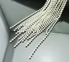 60 cm Titanstahl-Nachfüllung Die Kette männlich weiblich Die Halskette Titanstahl Runde Perle 925er Sterlingsilber plattierte Kette Passender Anhänger