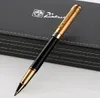 Högkvalitativ Picasso 902 Black and Gold Roller Ball Pen Business Office Stationery Luxurs Writing Gift Ball Penns