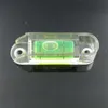 (50 stycken / mycket) Grön färg Mini Spirit Level Bubble Injektionsflaskor Spirit Level Square Level Frame Tillbehör 10 * 10 * 29mm