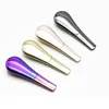 Colorful magic spoon Smoking Pipes Metal Magnet hand Pipe Zinc Alloy 95mm burner for dry herbs Tobacco Pipes