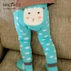 trousers tights pants kids Leggings Pants boys girls baby clothes 10 color clothing Cute cartoon leggings socks two sets 1553''gg''AYWE