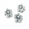 Perline distanziatrici a forma di fiore in argento tibetano da 300 pezzi gratuite per la creazione di gioielli 8,5x4 mm
