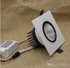 Square recessed led dimmable Downlight COB led down lights 7W/9W/12W/15W LED spotlight decoration Ceiling Lamp AC85-265V