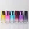 50Pcs / Lot 50ml Perfume Bottle Glass Refillable Perfume Bottle With Metal Spray And Empty Box Glass Spray