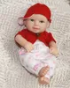 10 Inch Handmade Full Body Silicone Vinyl Doll Reborn Twins Princess Girl And Boy Babies With Painted Hair Kids Christmas Birthday Gift