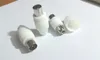 white Antenna CATV Cable Male Connector plug RF adapter connector