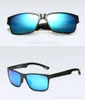 رائع !! Hot Brand New 2017 New Aluminium Ropized Sunglasses Retro Resprored Eyewear Shades Fashion Mens Sunglasses HJ0017