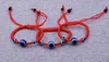 12 OFF Charm Bracelets /lot red String Evil Eye Lucky Red Cord Adjustable Bracelet Gift DIY