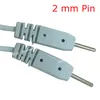 Fils de coussinet d'électrode de Machine EMS de 185mm, 5 pièces, fil de connecteur d'électrodes numériques Tens, broche de 2mm pour la thérapie de Stimulation Tens 4348053