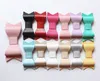 Hotsale Pu Leather Bows Mini Live Hair Clip Small Bowknot Faux Shinning Hairpins Wholesale Girls Clips Newborn Baby Clips