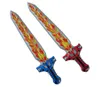 Nya barn Uppblåsbara svärd leksaker 25-100 cm uppblåsbar piratkniv strand bad pool rolig spel leksak kniv barn gynna gåva