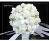 S kolorowy sztuczna róża kwiat lilium bukiet ślub Perfect Wedding Favours Hand Hand Holding Kwiaty tanio w sklepie 4503980