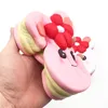 10 Adet / grup Jumbo Tavşan Kek Squishy Süper Yavaş Yükselen 15 CM Kawaii Kokulu Yumuşak Sıkı Sevimli Krem Ekmek Eğlenceli Çocuklar Oyuncak Hediye squishies