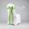 Beautiful Satin Bow Wedding Accessories For Chairs 22 Colors Lot Chair Cover Sashes Wedding Decorations In Two Sizes