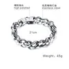 2016 Nieuwe Overdreven roestvrijstalen Hoog gepolijst Twisted Chains Ketting Armband 2 Stks Sieraden Set Mannen Punk Bangle Fashion Joyas