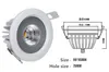 15 W/12 W étanche IP65 COB encastré led plafonnier, cob downlight + pilote de LED étanche AC85-265V