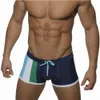 Whole-Sexy Mens Swimwear Swimsuits Swimming Trunks Boxer Shorts Man Sea Beach Wear Pouch Wonderjock Summer Brand Nylon 2016 ne237F