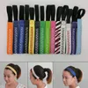 Moda Headband De Couro Softball Banda de Cabelo De Beisebol Para As Mulheres Envoltório Cabeça Elástica Headwear Meninas Acessórios Para o Cabelo