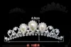 Strass Perlen Kronen Schmuck Günstige Braut Tiaras Hochzeit Party Brautjungfer Haarschmuck Kopfschmuck Haarband für Bräute HT144