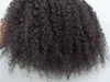 Малайзия странные кудрявые человеческие волосы плетения волос афро продукты натуральные черные расширения 1 пучки одно много