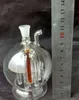Novo tubo de vidro de vidro de vidro esférico de vidro esférico Tatu dentro de seis acessórios para presentes de filtração de água da garra