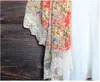 Sommer Frauen Floral Chiffon Kimono Strickjacke Robe Jacke Bluse Tops Kostenloser Versand