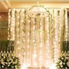 Curtain lights christmas lights 103m 104m 105m LED Twinkle Lighting xmas String Fairy Wedding Curtain background Party Christma5975615