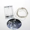 4.5V 2M 3M 5M 50Leds LED à piles fil de cuivre chaîne éclairage féerique pour la fête de Noël décoration de mariage blanc rouge bleu rose