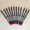 Najnowszy makijaż eyeliner brązowy i mieszany kolor012343249756